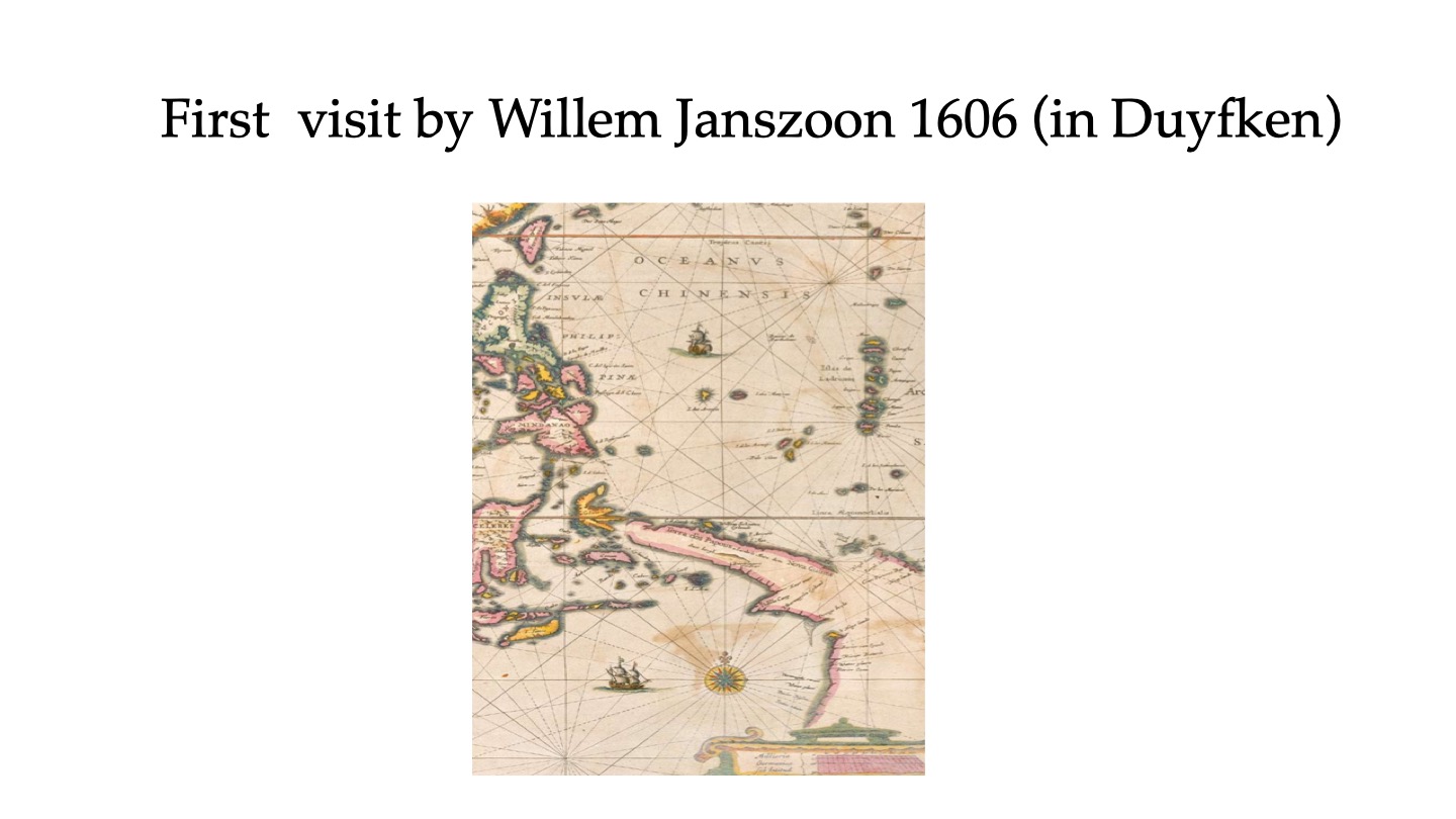 Willem Janszoon visit to Australia in the Duyfken -1606