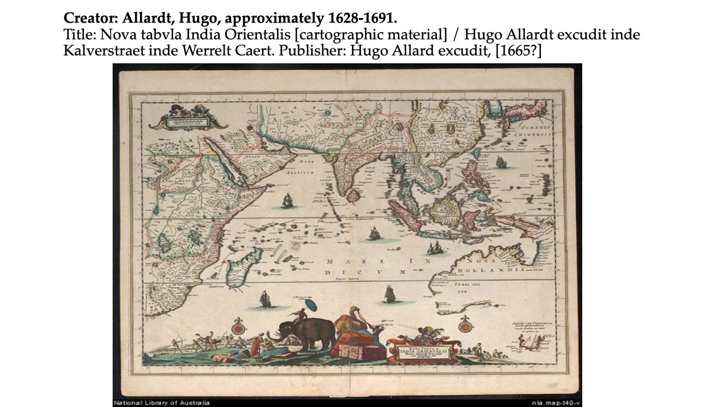 East Indies - Hugo Allardt 1665