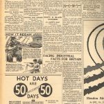 The Telegraph Sydney newspaper reports the fatal crash of De Uiver -1934 part of a page