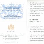 Celebrations Royal Visit Prince Alexander and Princess Maxima November 2006