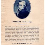 1946-1950 SSO Concerts 'Masters in Music' Mozart