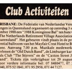 1988-08-22 Aankondiging 'Koninginnebal'